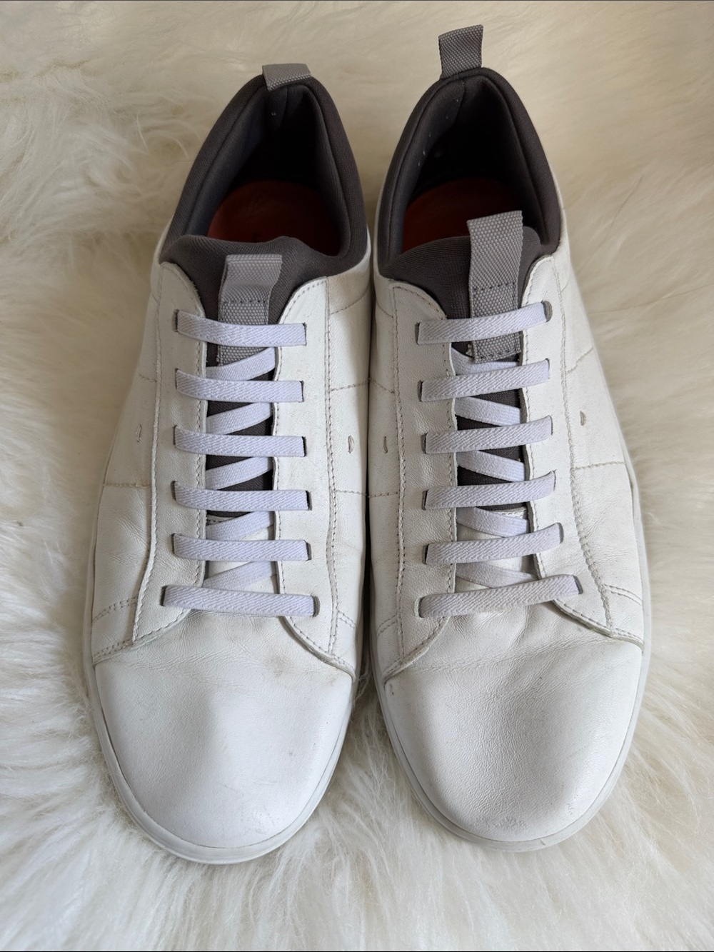 MARTIN DINGMAN CAMERON SNEAKER white and grey lining size 9.5